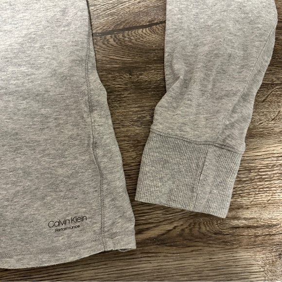 Calvin Klein Performance Hooded Long Sleeve Logo Top Sweater Lightweight - Picture 6 of 6